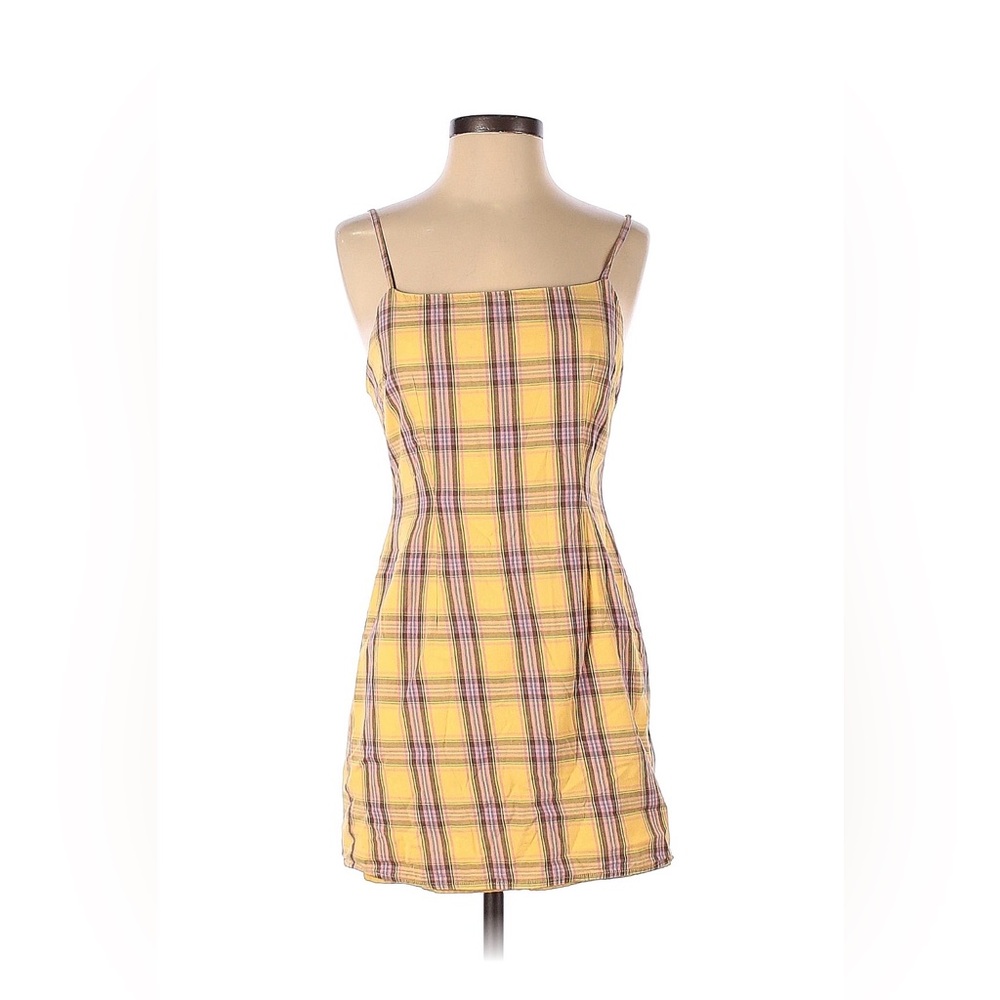 BB Dakota size 2 plaid spaghetti strap dress